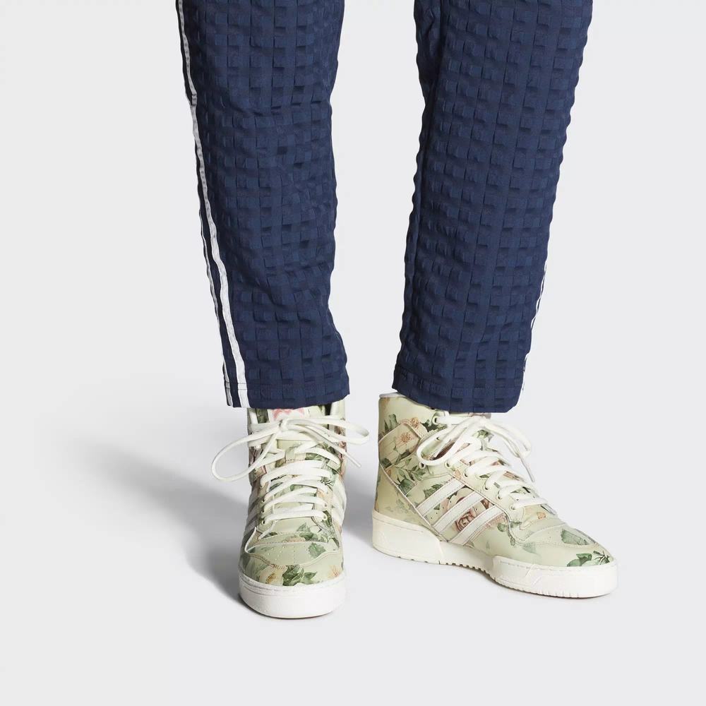 Adidas Eric Emanuel Rivalry Hi OG Tenis De Basketball Blancos Para Hombre (MX-79773)